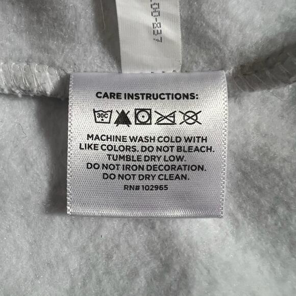 League Florida Gators Pullover Sweatshirt L Heather Gray Sueded Fleece UF Snap - Picture 8 of 9